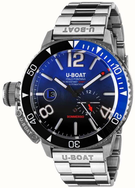 Replica U-Boat Sommerso Ghiera Ceramica 46mm Blue 9519/MT Watch